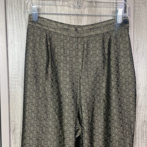 Pendleton Primark Pattern Acetate Side Zipper Relaxed Fit Pant Women's Petite 2- - Picture 2 of 12